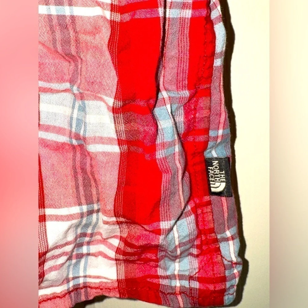 The North Face Mens Short Sleeve Outdoor Travel Button Down Shirt Size Small